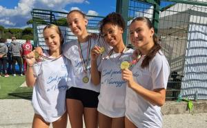 Atletica leggera, Laura Caresana (Atletica Vigevano) medaglia d'oro nella stafetta 4x100 con la squadra della Lombardia