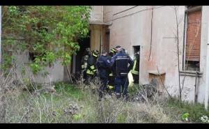Vigevano: incendio in un edificio abbandonato di corso Pavia