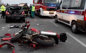 Il motociclista ferito risiede a Zeme. &Egrave; grave, ma non in pericolo di vita