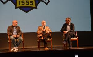 Vigevano, Dan Peterson al Teatro Cagnoni per la presentazione del docu-film "Per sempre Numero 1"