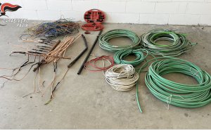 In trasferta per rubare un quintale di rame