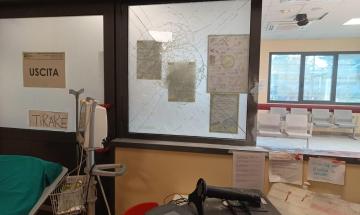Pronto soccorso distrutto, ecco cos'è successo. Accessi bloccati per ore, il malvivente voleva saltare la fila