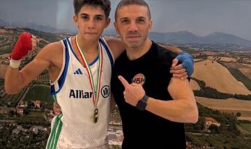 Boxe, il vigevanese Lorenzo Genna (Kbk Fighting Club) &egrave; campione italiano Under 15