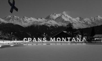 Fiaccolata per le vittime della strage di Crans-Montana