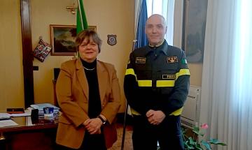 Il prefetto di Pavia ha incontrato il nuovo Comandante dei vigili del fuoco