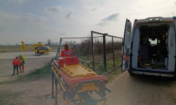 Ottobiano, motociclista cade in pista: trasportato all'Humanitas di Rozzano con l'elisoccorso