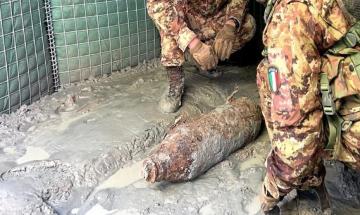 Robbio: gli artificieri hanno fatto brillare una bomba della Seconda guerra mondiale