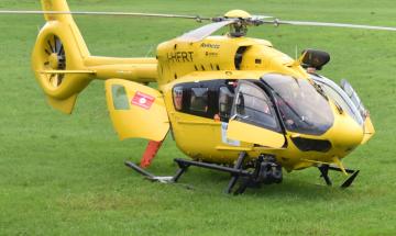 Incidente ad Abbiategrasso: motociclista portato in ospedale con l&rsquo;elisoccorso